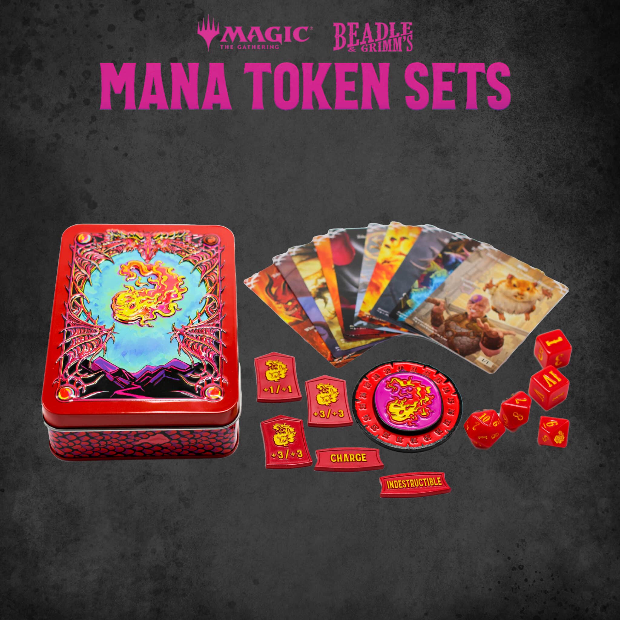 Beadle & Grimm's Magic: The Gathering Red Mana Token Set image 0